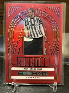 【ADRIEN RABIOT】◆8枚限定実着用メモラビリアカード◆2022-23 PANINI Obsidian SOCCER ASIA Juventus