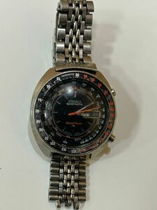 希少 SEIKO Speed Timer セイコースポーツ スピードタイマー 7017-6050 自動巻き/英日 デイデイト/メンズ腕時計/中古品/動作確認済み/