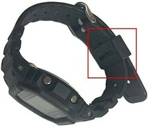 『送料無料 即決』腕時計 ベルトループ ラバー バンド シリコン 22mm用 2個セット 交換 修理 WA008_画像4