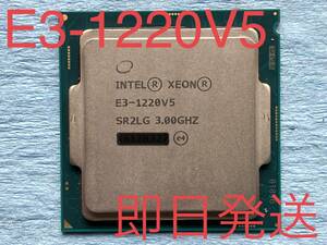 【送料無料】♪Intel CPU Xeon E3-1220V5 SR2LG 3.00GHz 即決あり！