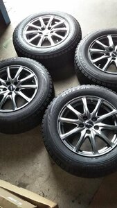 ★名古屋発 中古★値下げ【引取りOK】195/65R15 ブリヂストン ブリザック VRX マナレイ ユーロスピード 6Jx15 5/100 +40 プリウス平座 美品