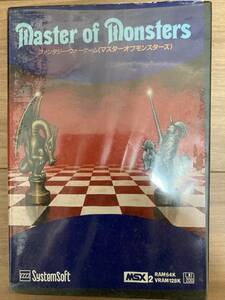 Master of Monsters マスターオブモンスターズ 2DD 3.5インチ フロッピーディスク