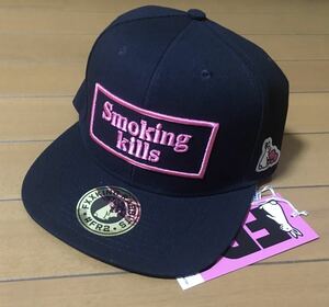 『新品』FR2梅★Smoking kills CAP★帽子 キャップ 原宿限定★ FR2 梅 撫子 柳 月桃 doko 大阪 沖縄 京都