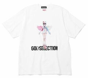 『新品』GOD SELECTION XXX × ONE PIECE RED★ウタ★Mサイズ★ホワイト 白★Ado ワンピース