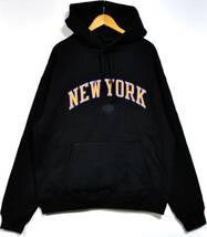 即決 未使用【KITH NYC】キス パーカー NEW YORK KNICKS HOODIE 黒 L 新古_画像2