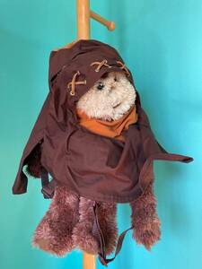 STAR WARS( Звездные войны )/Wicket(wi Kett ) герой рюкзак / мягкая игрушка рюкзак / Ewok / б/у товар коллекция 