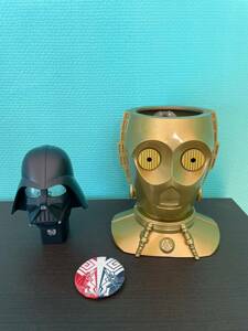 SEGA Star Wars C3PO cup holder dozen beige da- outlet lamp can bachi secondhand goods 3 point set 