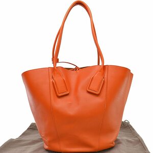 Bottega Veneta BOTTEGAVENETA сумка на плечо корзина medium кожа orange r9074a