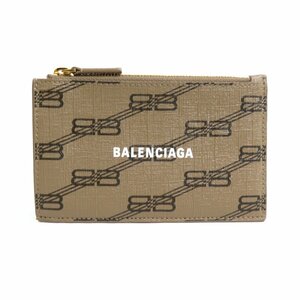 バレンシアガ BALENCIAGA コインケース レザー ブラウン系 h30051f