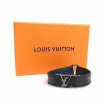 ルイ ヴィトン LOUIS VUITTON ブレスレット モノグラムエクリプス ブレスレ LVカットアウト モノグラムキャンバス ブラックグレー e57892g_画像8