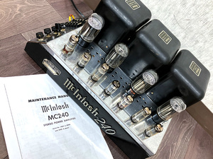 ■McIntosh MC240 真空管 ステレオパワーアンプ 管球式 マッキントッシュ■