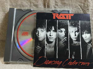 [L.A.METAL] RATT - DANCING UNDERCOVER 32XD-529 国内初版 日本盤 廃盤 レア盤