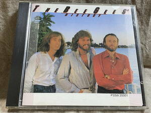 THE BEE GEES' HISTORY P33W20001 SANYOブレス 国内初版 日本盤 税表記なし3300円盤 廃盤 