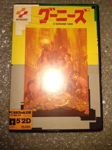 〔美品 希少品〕ＰＣ８８〔 GOONIES グーニーズ 〕5インチFD版