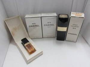 ☆CHANEL シャネル No.5 香水 4点おまとめ PARFUM パルファム＆スプレーコロン 未開栓・未使用＆中古☆