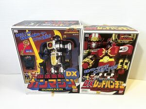 ◎1円〜バンダイ 超力戦隊オーレンジャー DX復活変形ガンマジン DXレッドパンチャー 2点セット 中古 ジャンク品◎