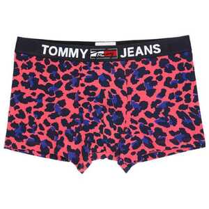 TOMMY HILFIGER トミーヒルフィガー TOMMY JEANS トミージーンズ オーガニックコットン 前閉じ ボクサーパンツ 53312181 レオパード L