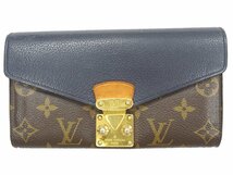 ルイヴィトン/LOUIS VUITTON ポルトフォイユ パラス M58415 ノワール ブラック 二つ折り 長財布 SN3167_画像1