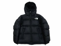 ロンハーマン購入【ほぼ未使用】THE NORTH FACE ヌプシ フーディー ダウン ジャケット L ブラック ND92331_画像1