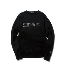 18AW SOPHNET. EMBROIDERY LOGO CREW SWEAT スウェット クルーネック Mサイズ 日本製 ロゴ_画像8