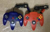 【動作品】NINTENDO 64 本体 NUS-001 +コントローラー2個+ソフト11個 まとめて セット スーパーマリオ ニンテンドー64 クリアブルー_画像5