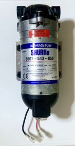 【中古】Shurflo(シャフロ) 8007-543-850 ダイヤフラム ポンプ 1.8GPM / 6.8MAX / 12V