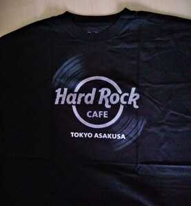 ★HARD ROCK CAFE★ハードロックカフェ★レコード柄★Tシャツ★ASAKUSA★浅草★廃番　HRC　ＸLサイズ　ラスト