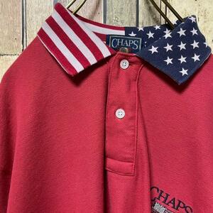 《90年代当時物》CHAPS RALPH LAUREN☆ポロシャツ j57