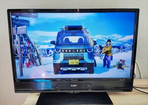 ★リモコン/miiB-casカード付 MITSUBISHI LCD-A32BHR9 32型 BD&HDD 内蔵 液晶テレビ 2018年製 三菱 TV★