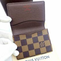極美品　Louis Vuitton ルイヴィトン ダミエ エベヌ カードケース　名刺入れ　定期入れ アンヴェロップ カルト ドゥ ヴィジット N62920　_画像3