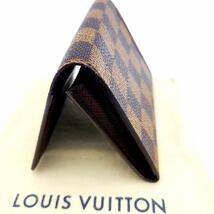 極美品　Louis Vuitton ルイヴィトン ダミエ エベヌ カードケース　名刺入れ　定期入れ アンヴェロップ カルト ドゥ ヴィジット N62920　_画像4