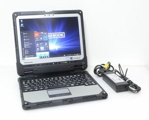 1940時間 TOUGHBOOK CF-33A Core i5 7300U 8GB SSD256GB タッチ カメラ Win10 純正OS Panasonic タブレット PC 管理LA83