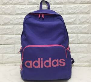 no19334 adidas アディダス キャンバス リュックサック デイパック ☆