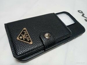 PRADA プラダ　iPhone15proカード入れ式ケース