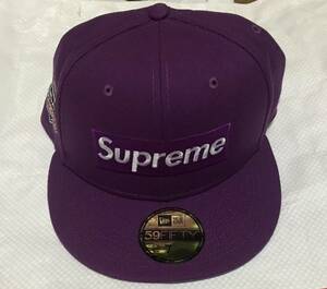 Supreme No Comp Box Logo New Era Lavender 7 1/2 シュプリーム ニューエラ ボックスロゴ キャップ Lavender