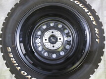 ニトロパワー/NITRO POWER SPAS12 15×5J +45 100×4H + オープンカントリー R/T 165/65R15 2023年 中古 美品 ホワイトレター/ハスラー_画像8