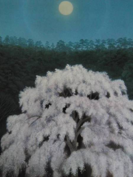 Kaii Higashiyama, lumière de fleur, Extrait d'un rare livre d'art encadré, Tout neuf avec cadre, Bonne condition, frais de port inclus, y321, peinture, peinture à l'huile, Nature, Peinture de paysage