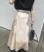 Ameri VINTAGE アメリヴィンテージANDREA ABSTRACT PAINT SKIRT ロングスカート S ベルト付 レディース 総柄マルチカラー ペイントスカート_画像7