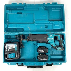 makita マキタ 充電式レシプロソー JR187D バッテリー2個・充電器・ケース付き BL1860B 18V 6.0Ah DC18RF [R12489]