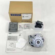 未使用 重松製作所 シゲマツ 電動ファン付き呼吸用保護具 SY11F シンクロシリーズ 本体 充電器 バッテリー フィルター1枚 [B2334]_画像1