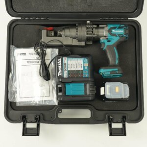 美品 makita マキタ 充電鉄筋カッター SC163DRG バッテリ BL1860B 充電器 DC18RF ケース付 [B2379]