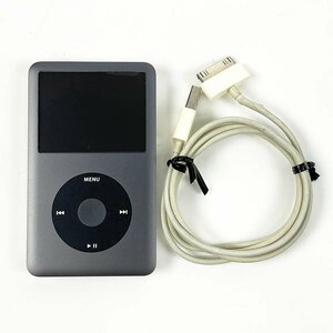 ジャンク品 バッテリーNG◆Apple アップル iPod Classic 160GB MC297J/A アイポッド クラシック [U11793]
