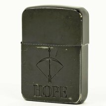 ZIPPO ジッポ HOPE ホープ ブラック アロー オイルライター HP刻印 [R11946]_画像1