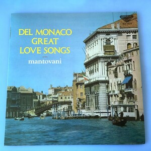 [b60]/ LP /『DEL MONACO GREAT LOVE SONGS / デル・モナコ・グレート・ラヴ・ソング』/ マリオ・デル・モナコ、マントヴァーニ / SLC 1234