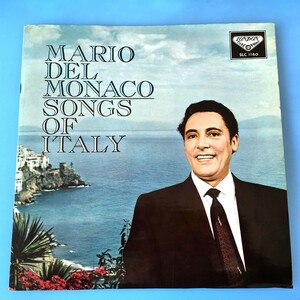 [b59]/ LP /『マリオ・デル・モナコ イタリア民謡集（MARIO DEL MONACO / SONGS OF ITALY）』/ SLC 1160 / 1962年