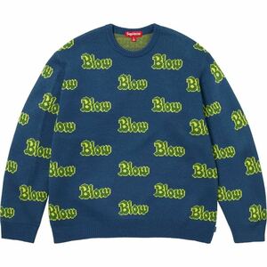 M ★新品★ Supreme 23FW Blow Sweaterブロー セーター Navy ネイビー 紺 23AW