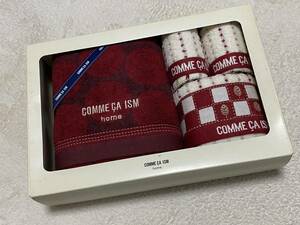 ★新品【COMME CA ISM /コムサイズム】バスタオル＆フェイスタオル＆ウォッシュタオル２枚★