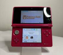 ニンテンドー 3DS ピンク - ポケモンバンク・ポケムーバー 　DL済み_画像3