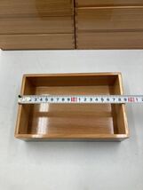 檜　八寸　10客　日本料理　懐石道具　刺身皿　焼物皿　木目調　前面コーティング　箸入れではございません。_画像7