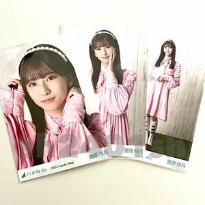 《乃木坂46》公式グッズ 生写真 菅原咲月　3枚コンプ　2024 luckybag 福袋 ヨリチュウヒキ　カレンダー衣装 (冬コーデ